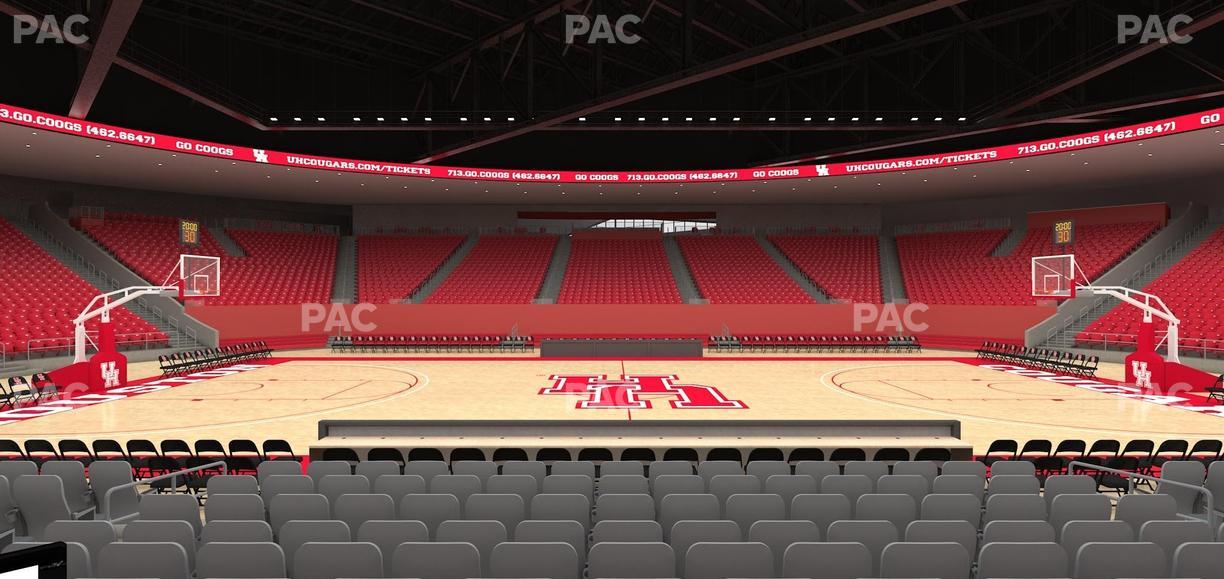 Fertitta Center - Section Club 3 Seat View