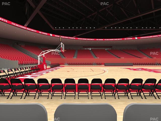Fertitta Center - Section Club 4 Seat View