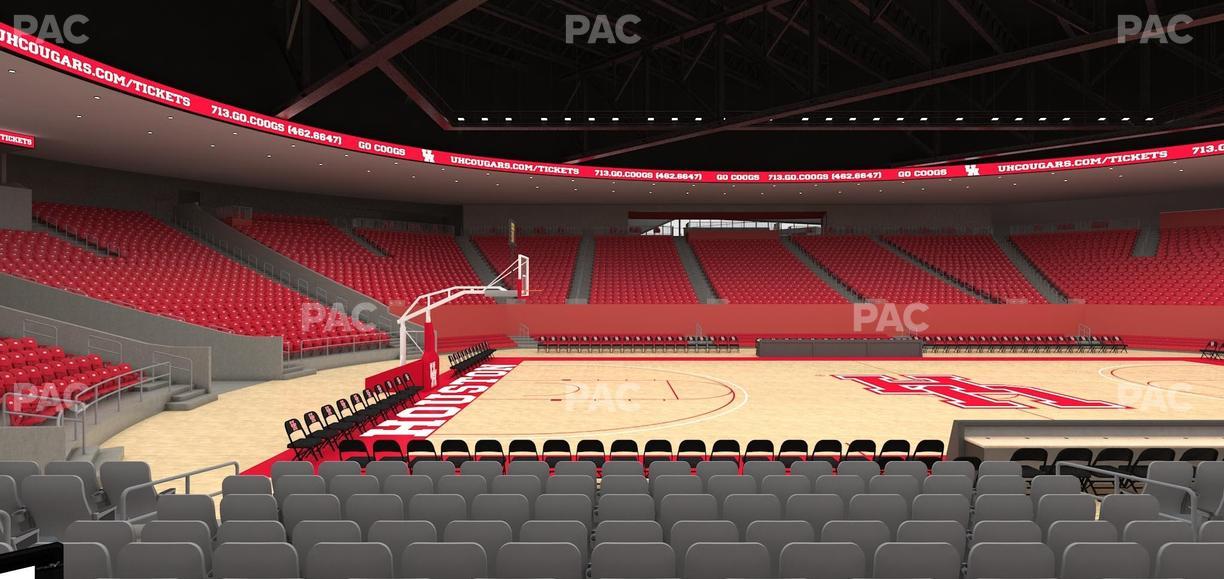 Fertitta Center - Section Club 4 Seat View