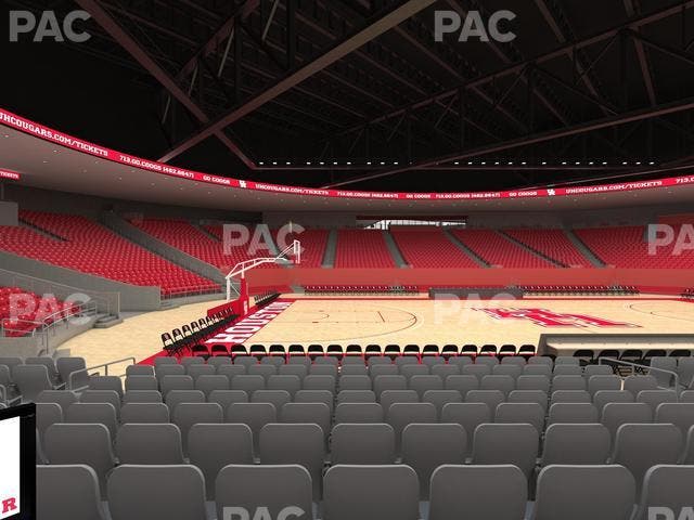Fertitta Center - Section Club 4 Seat View Fertitta Center - Section Club 4 Seat View