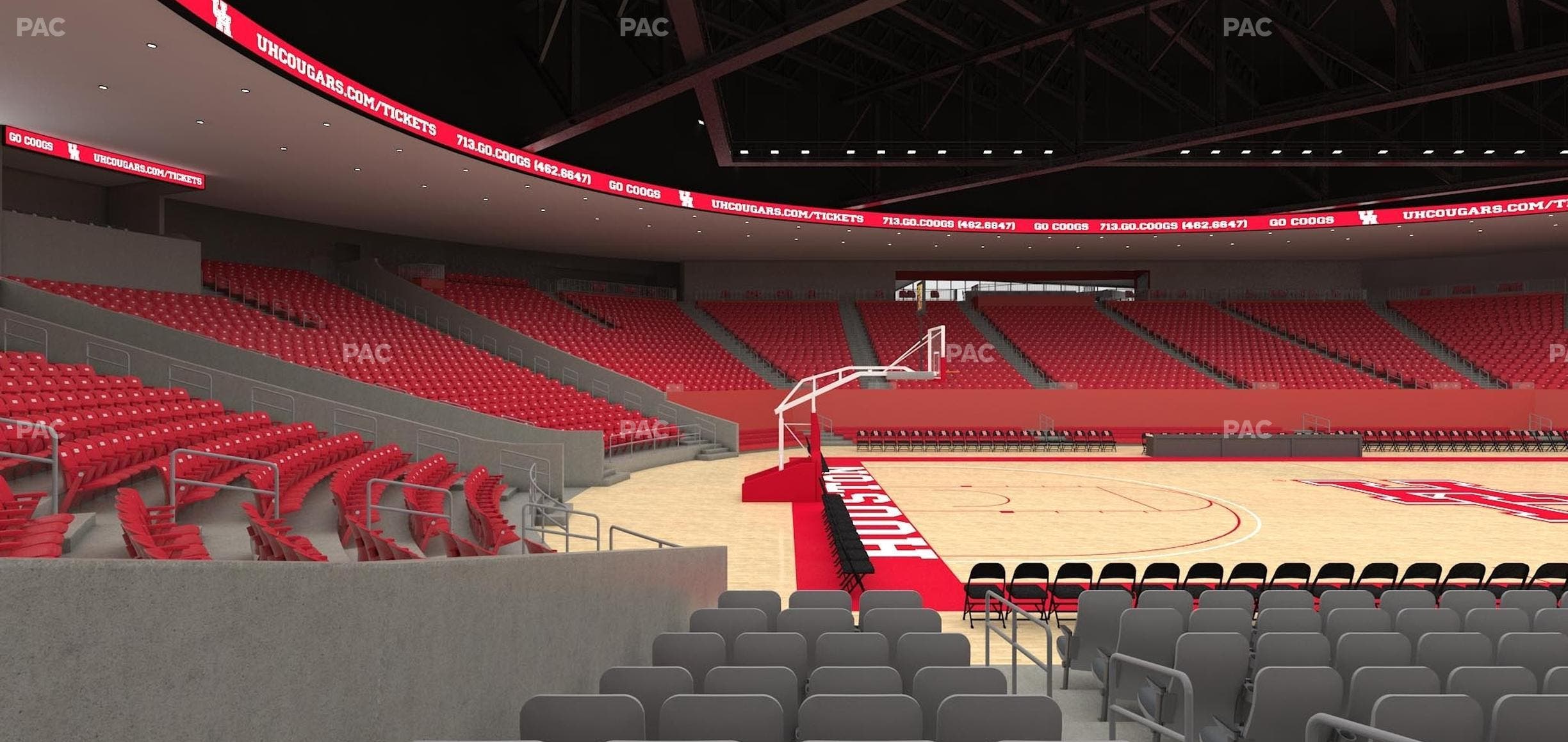 Fertitta Center - Section Club 5 Seat View