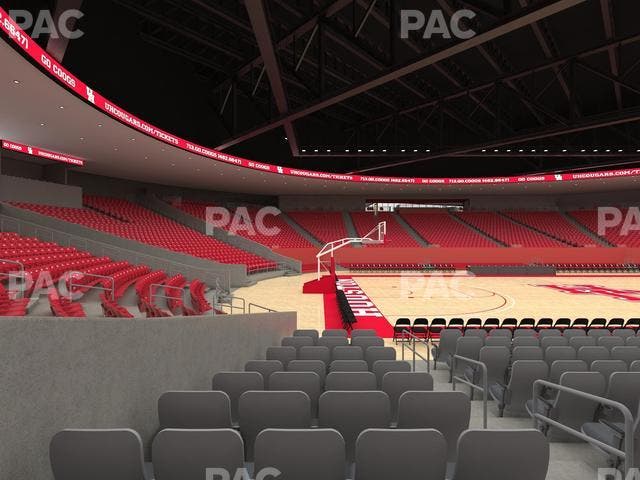 Fertitta Center - Section Club 5 Seat View Fertitta Center - Section Club 5 Seat View