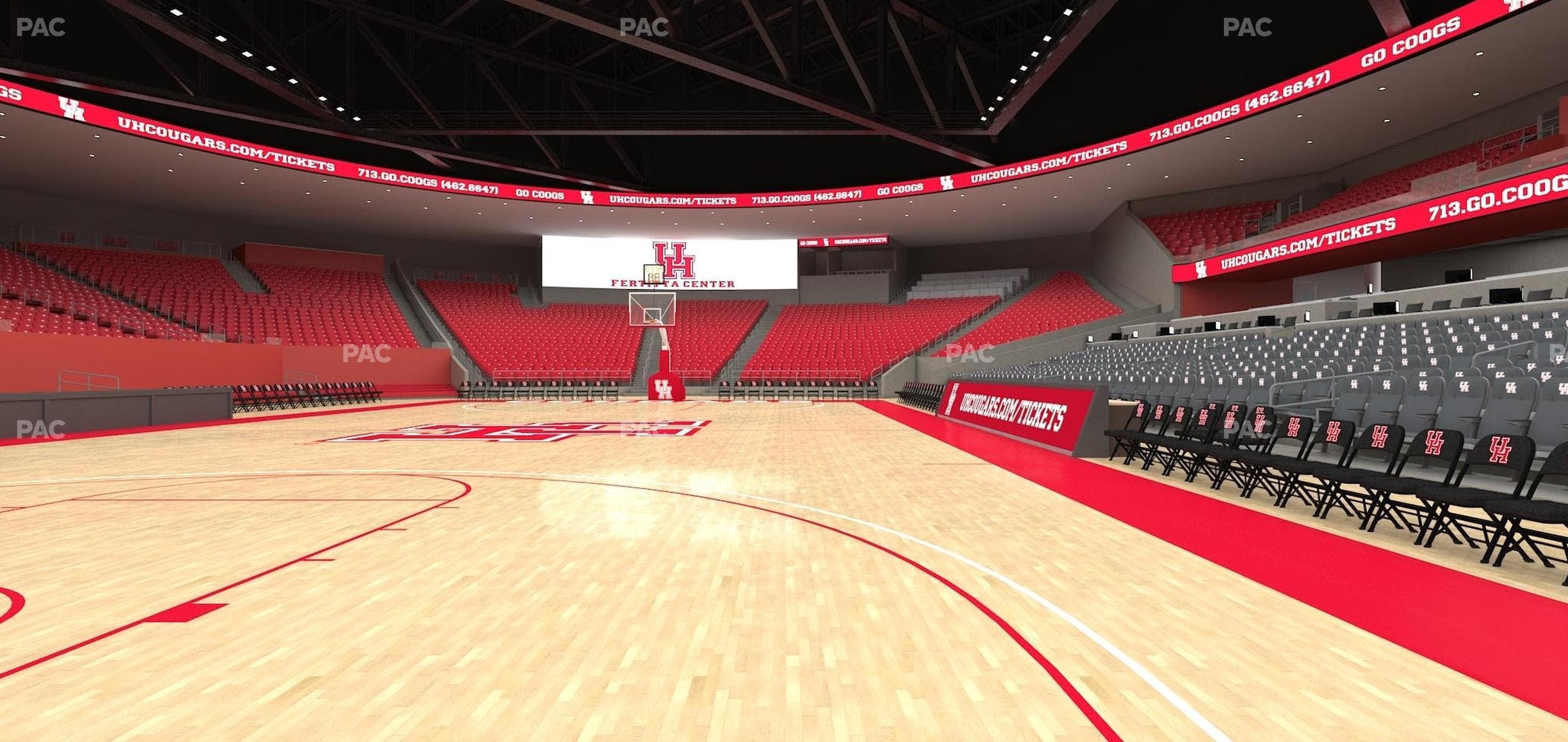 Fertitta Center - Section Floor 1 Seat View