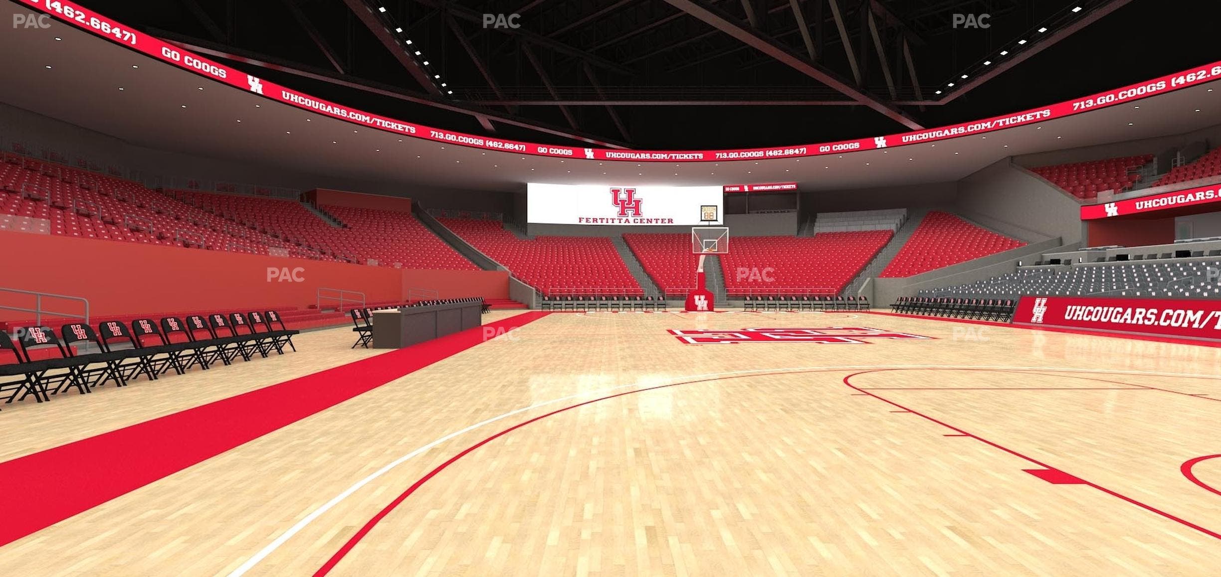 Fertitta Center - Section Floor 2 Seat View