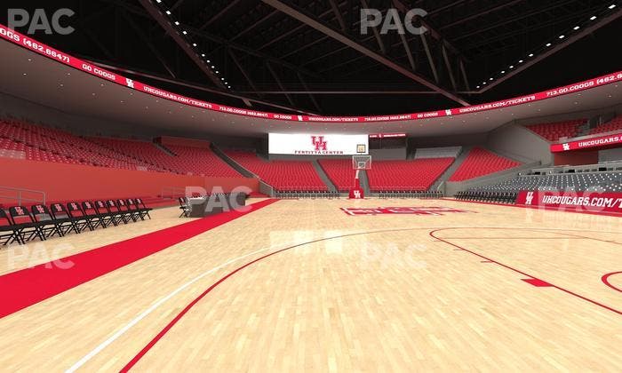 Fertitta Center - Section Floor 2 Seat View