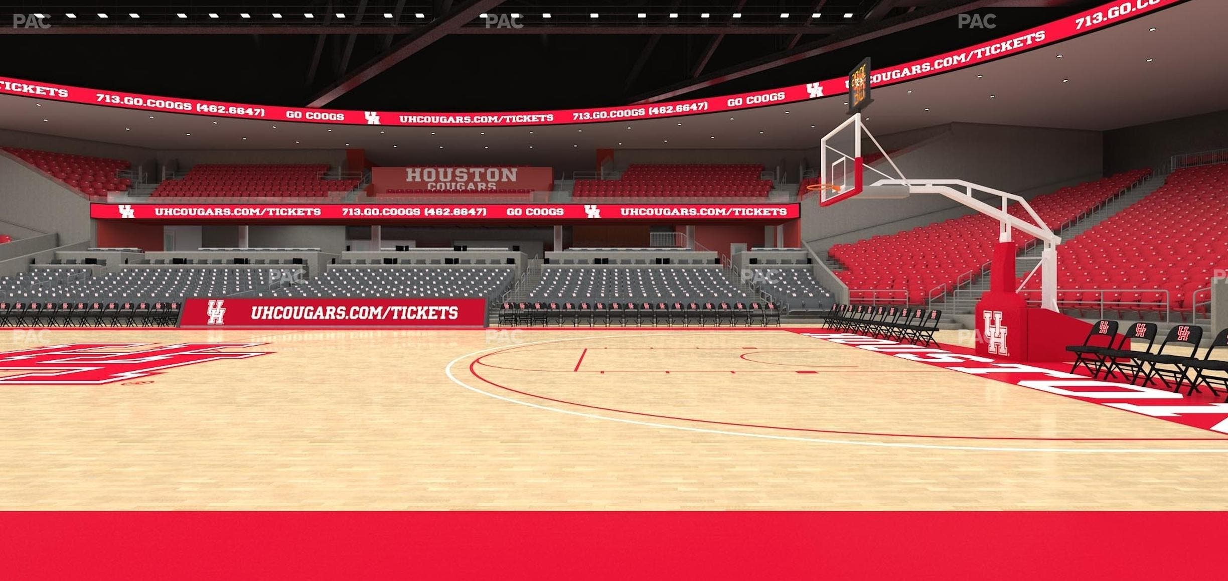 Fertitta Center - Section Floor 3 Seat View