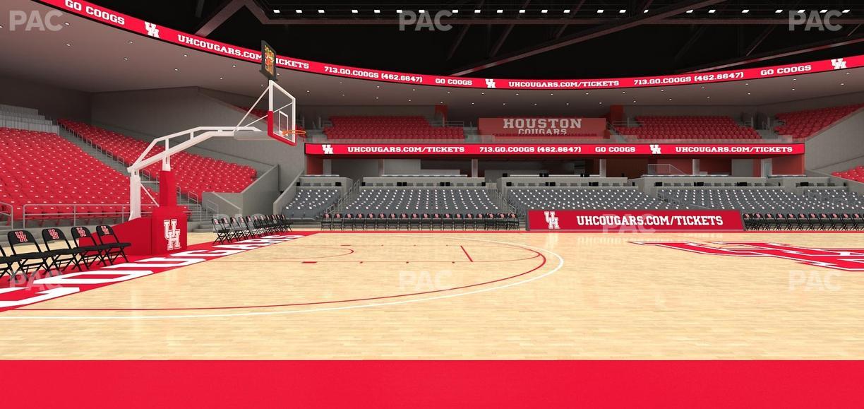 Fertitta Center - Section Floor 4 Seat View