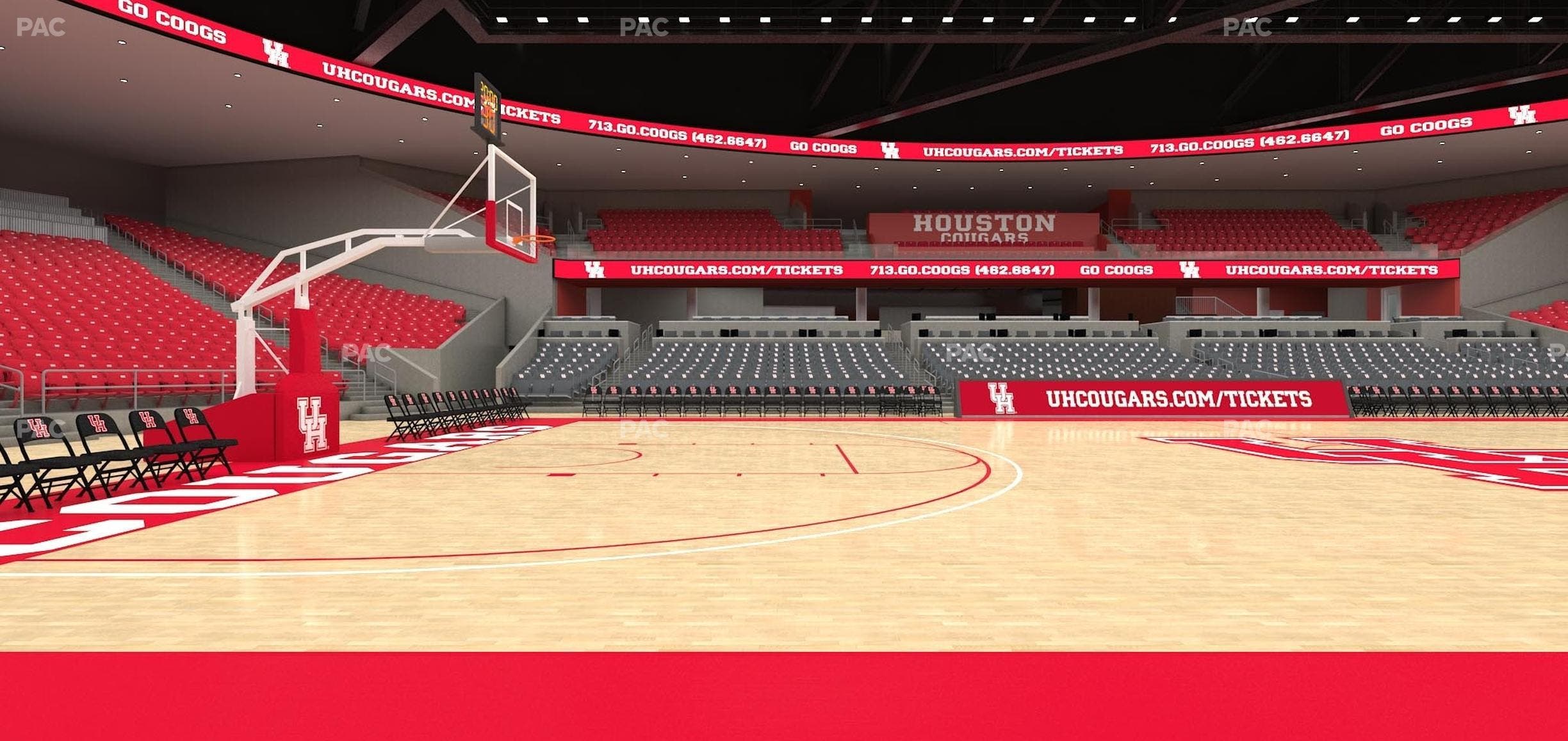 Fertitta Center - Section Floor 4 Seat View