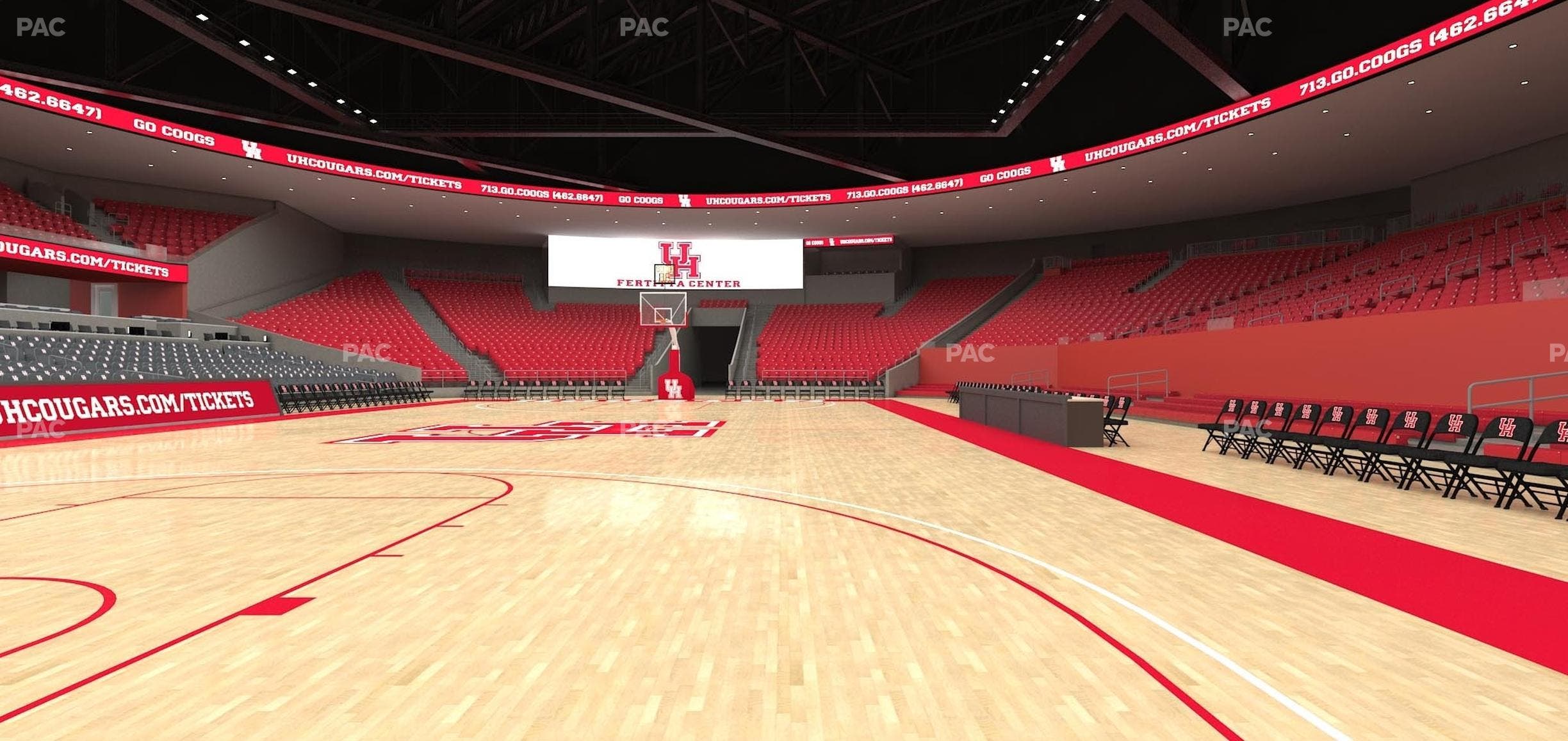 Fertitta Center - Section Floor 5 Seat View