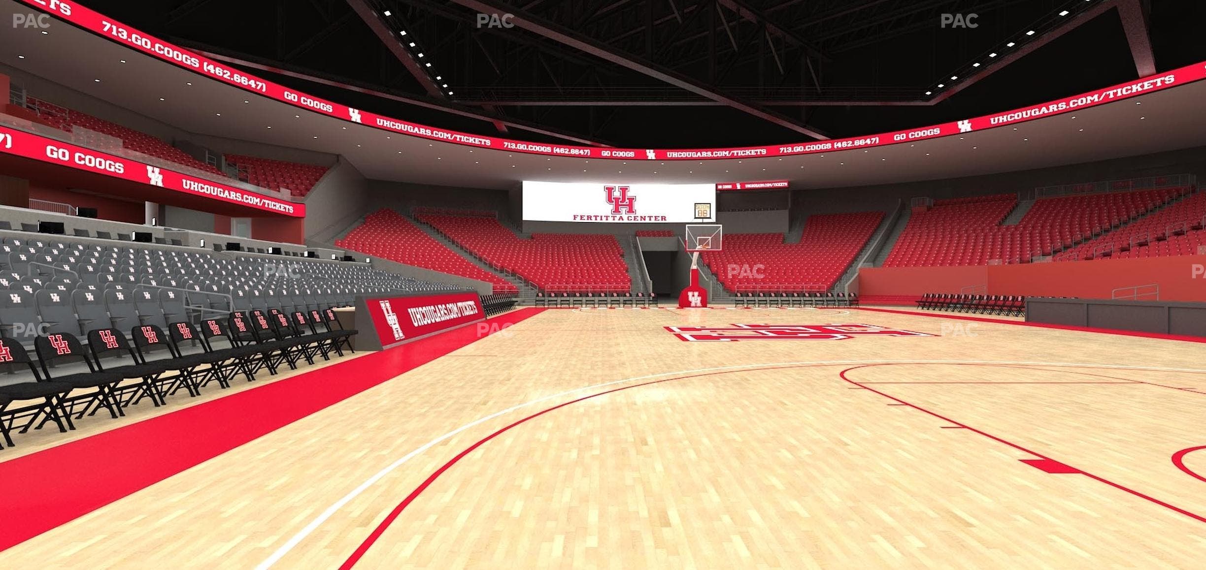 Fertitta Center - Section Floor 6 Seat View