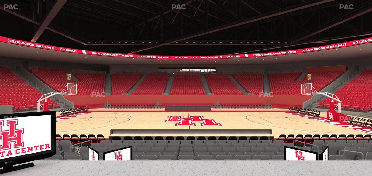 Fertitta Center - Section Loge 3 Seat View
