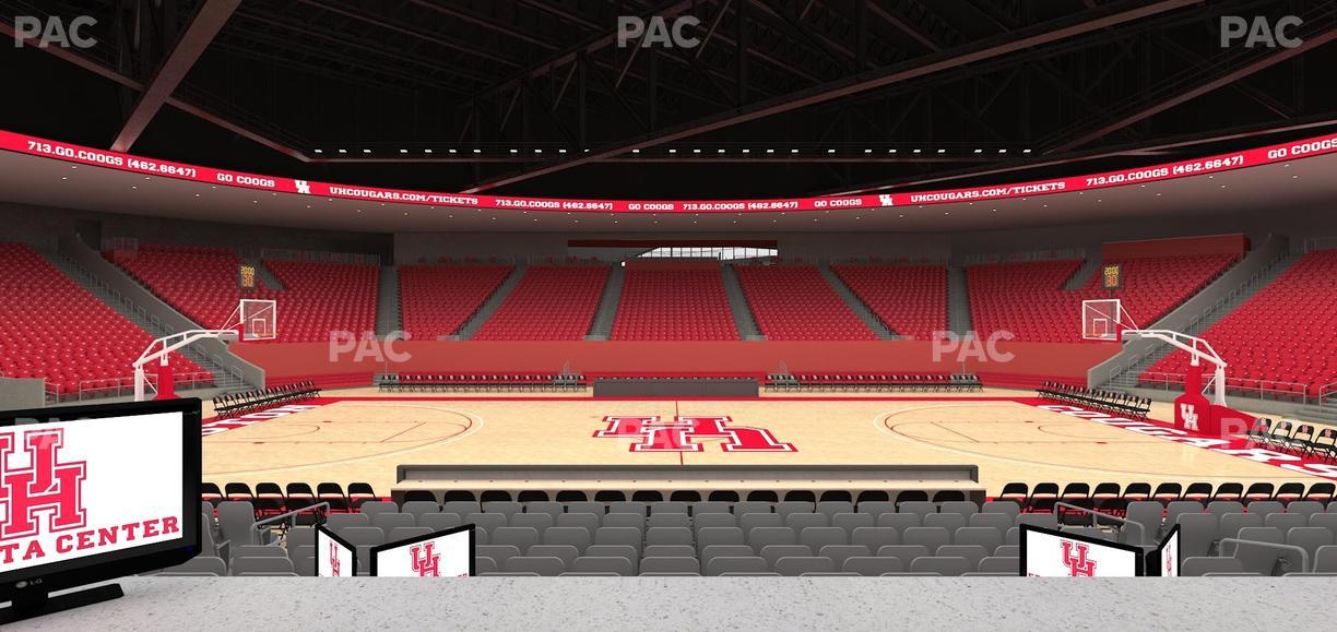 Fertitta Center - Section Loge 3 Seat View