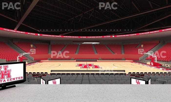 Fertitta Center - Section Loge 3 Seat View