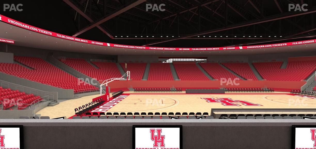 Fertitta Center - Section Loge 4 Seat View