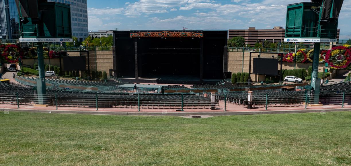 Fiddler's Green Amphitheatre - Section Ga Lawn Seat View