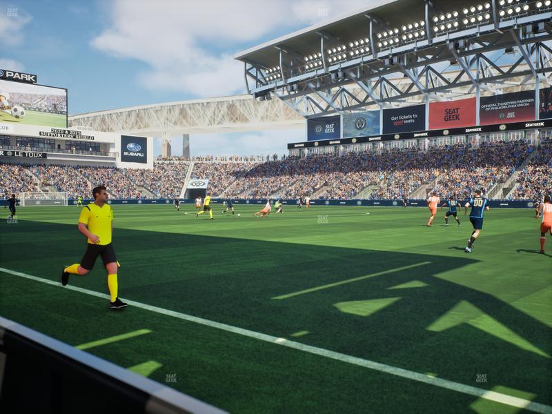 West side field seats
