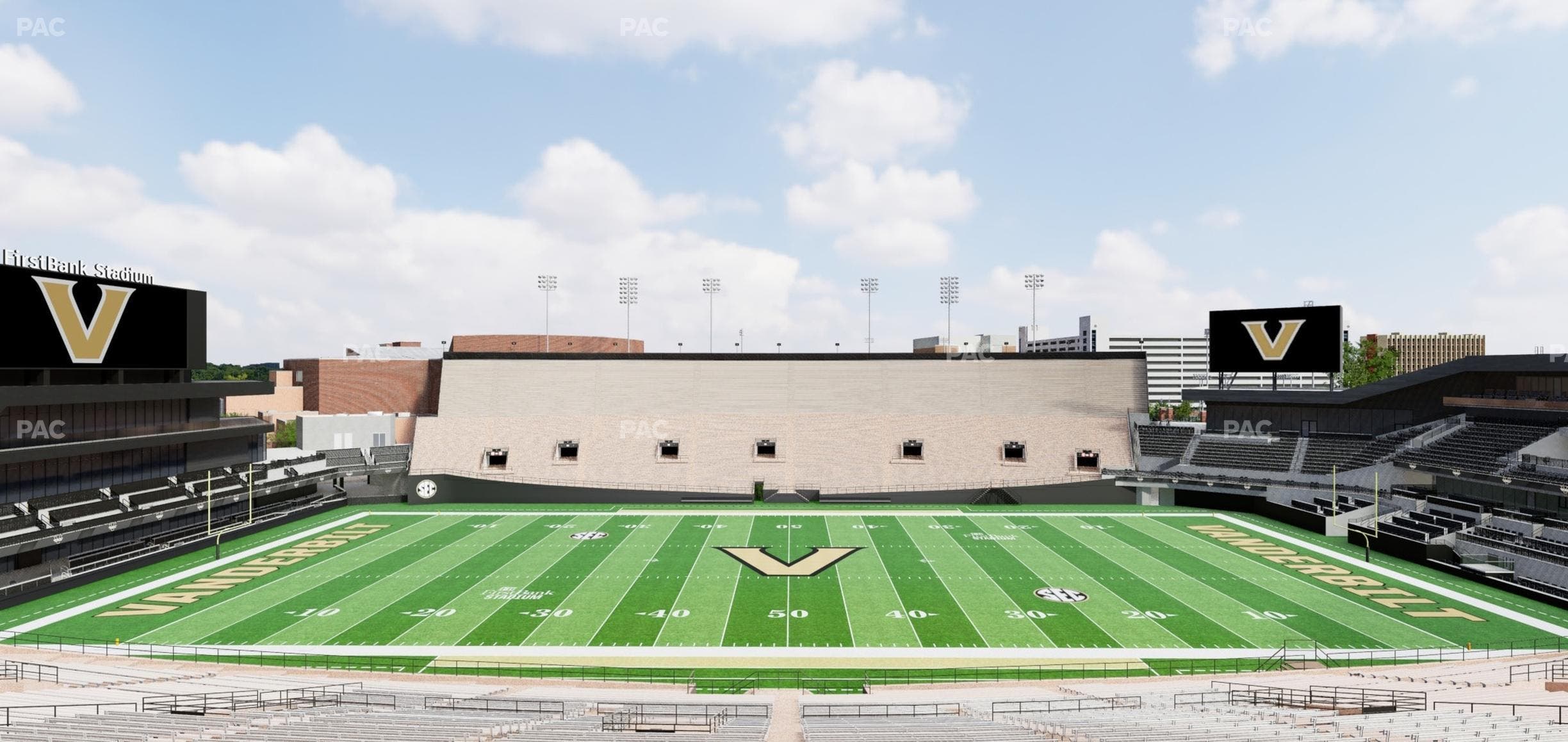 FirstBank Stadium - Section Bridge Seat View