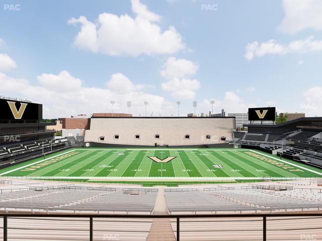 FirstBank Stadium - Section Bridge Seat View