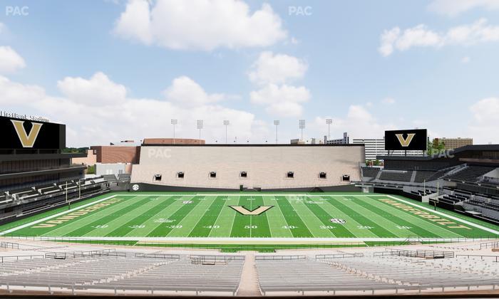 FirstBank Stadium - Section Bridge Seat View
