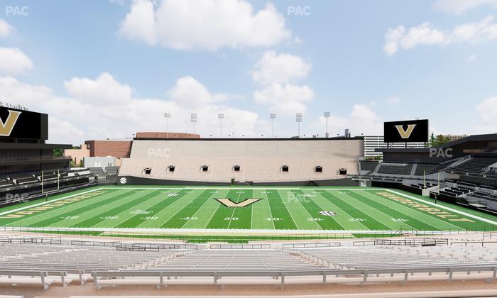 FirstBank Stadium - Section D Seat View