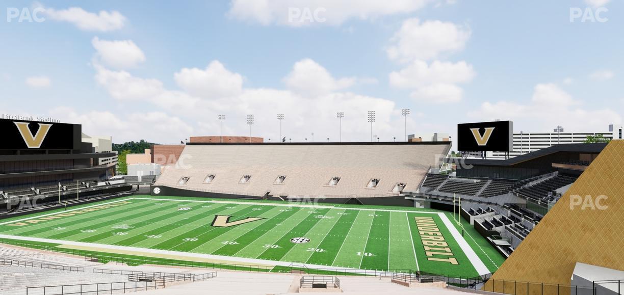 FirstBank Stadium - Section F Seat View
