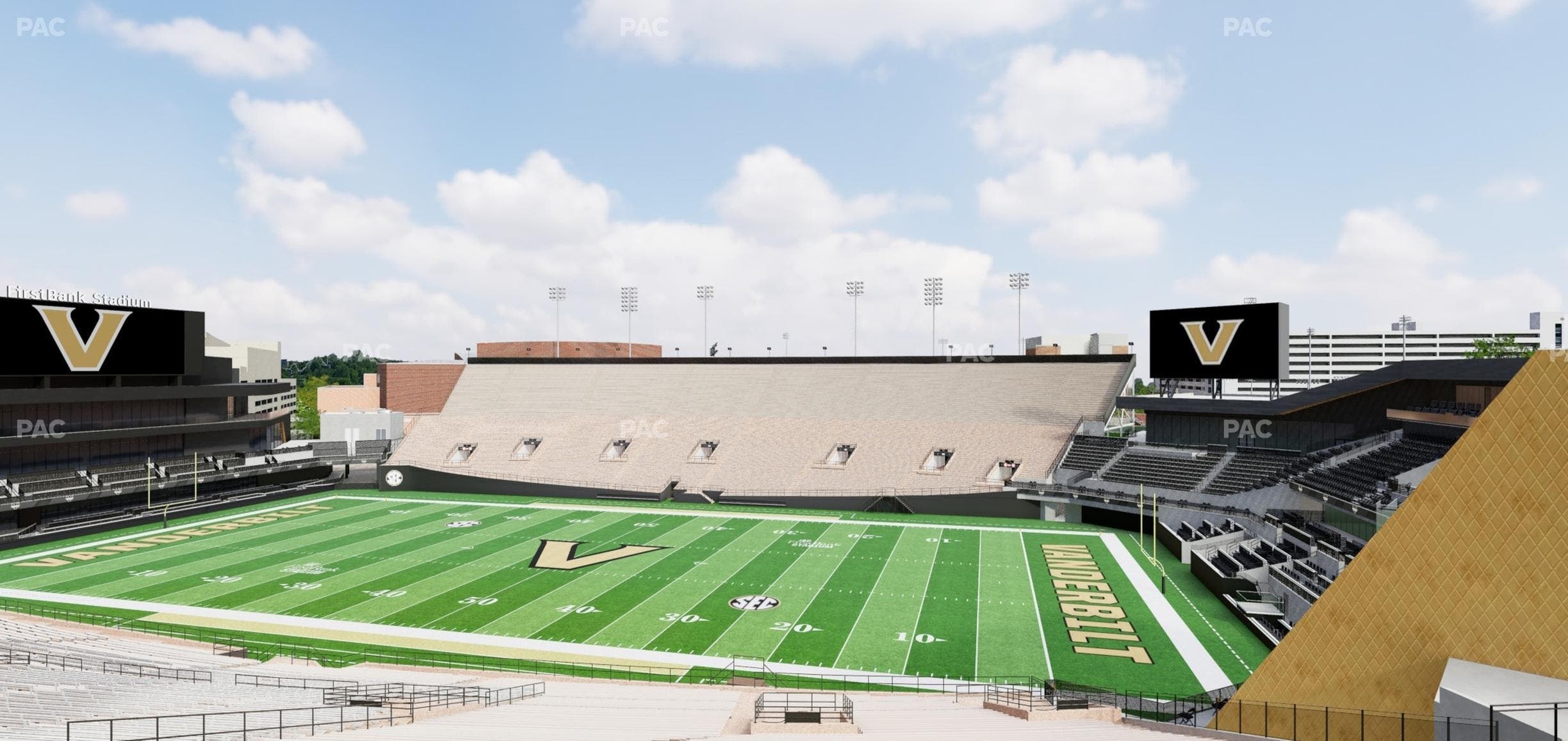 FirstBank Stadium - Section F Seat View