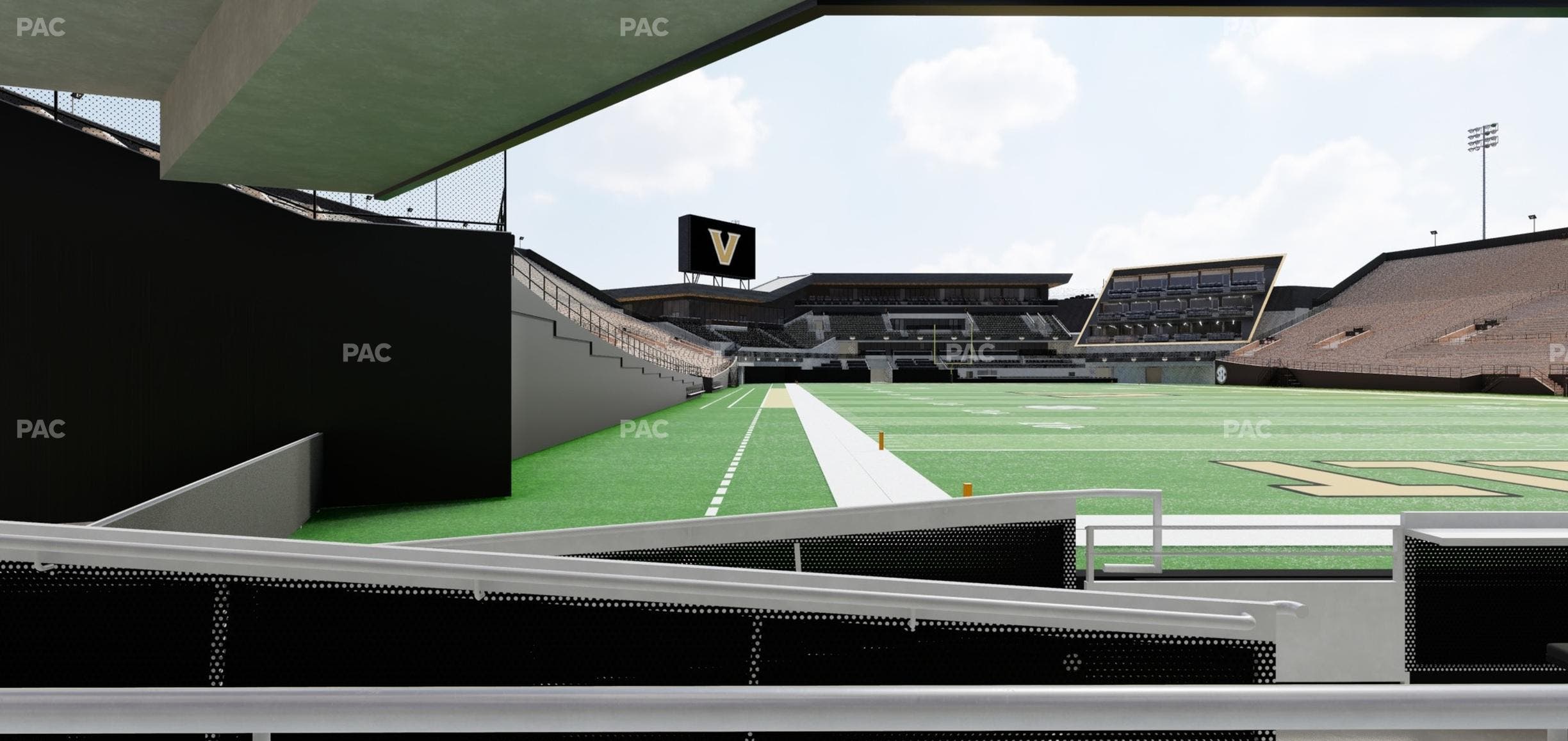 FirstBank Stadium - Section North Endzone Field Level Wc 3 Seat View
