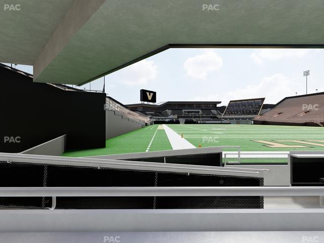 FirstBank Stadium - Section North Endzone Field Level Wc 3 Seat View