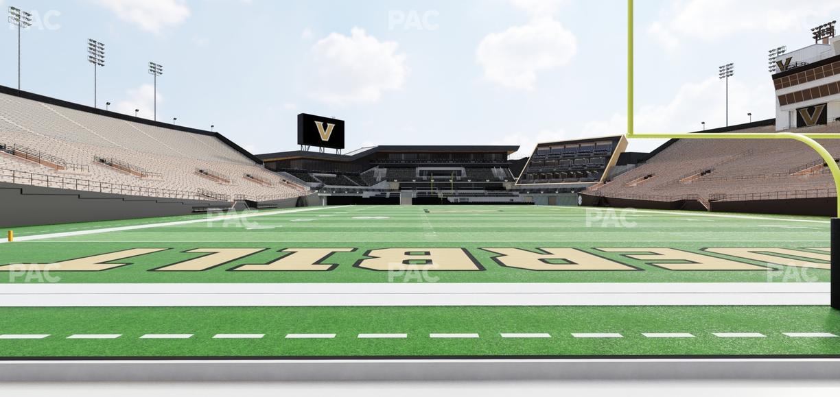 FirstBank Stadium - Section North Endzone Field Level Seat View