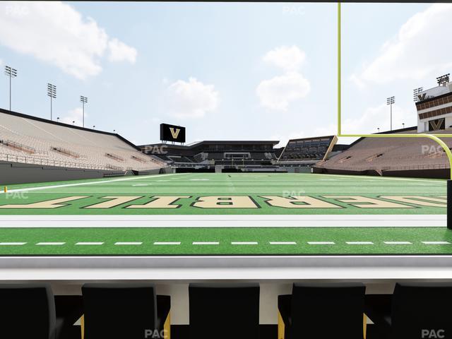 FirstBank Stadium - Section North Endzone Field Level Seat View