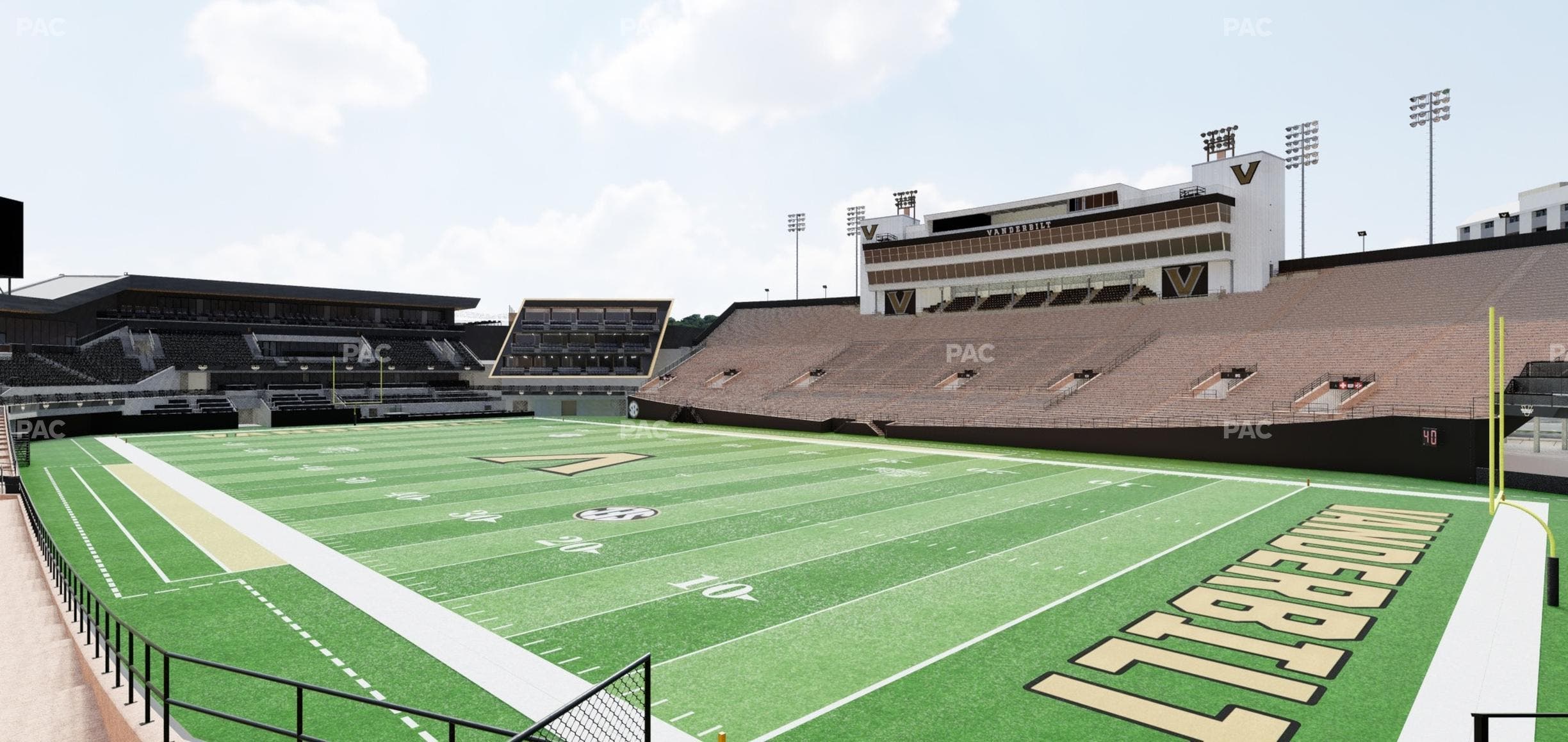 FirstBank Stadium - Section North Endzone Terrace Sro E Seat View