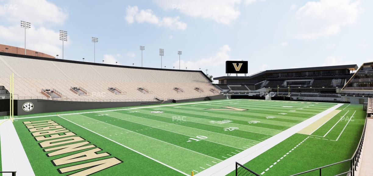 FirstBank Stadium - Section North Endzone Terrace Sro W Seat View