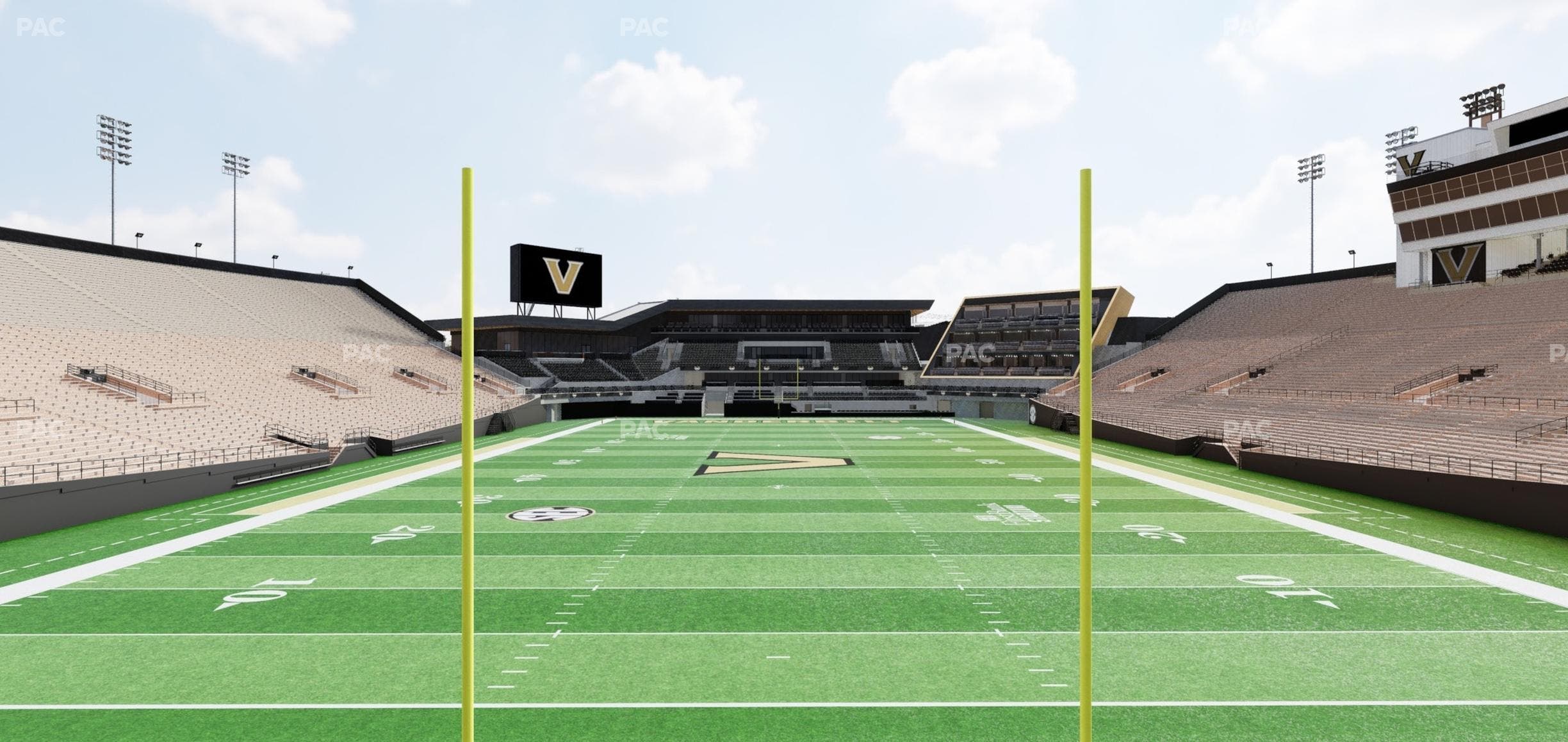 FirstBank Stadium - Section North Endzone Terrace Seat View