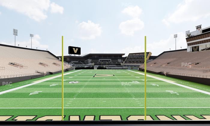 FirstBank Stadium - Section North Endzone Terrace Seat View