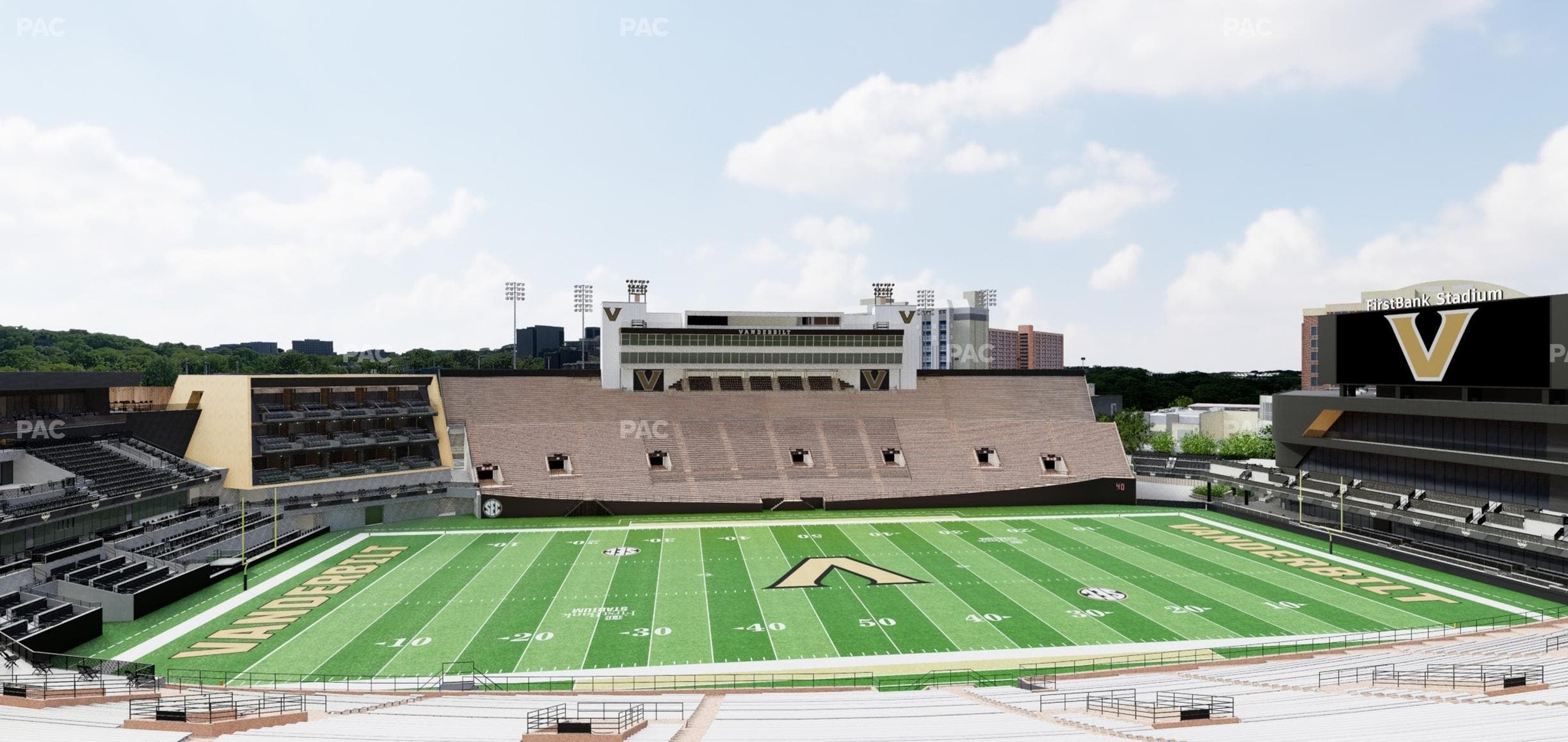FirstBank Stadium - Section R Seat View