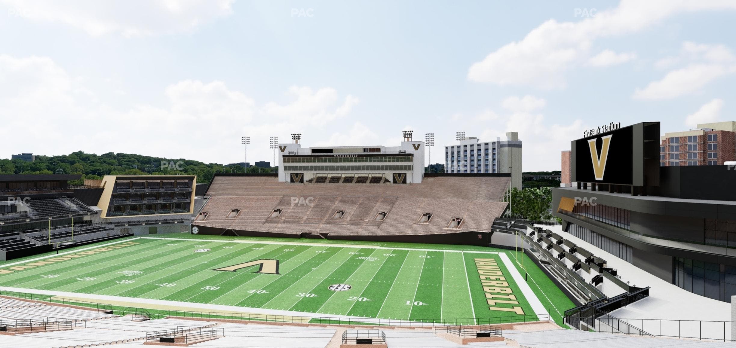 FirstBank Stadium - Section U Seat View