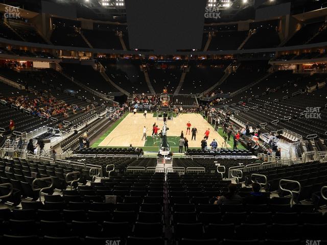 Fiserv Forum - Section 101 Seat View