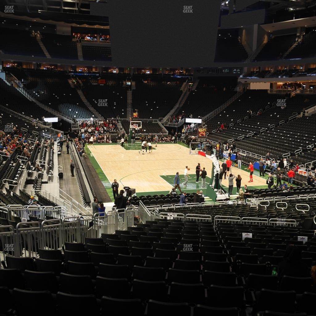 Fiserv Forum - Section 102 Seat View