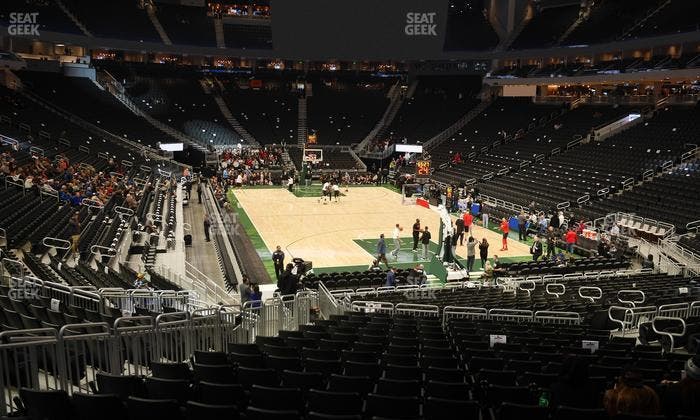 Fiserv Forum - Section 102 Seat View