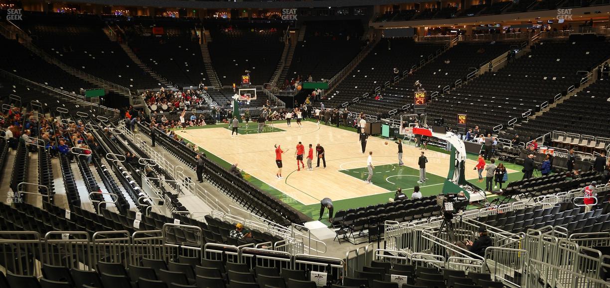Fiserv Forum - Section 103 Seat View