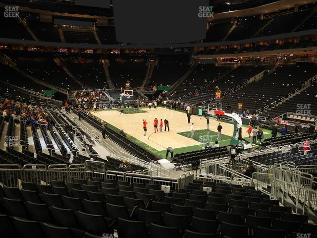 Fiserv Forum - Section 103 Seat View