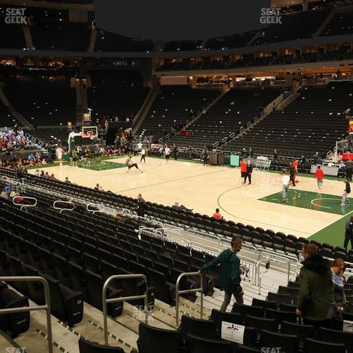 Fiserv Forum - Section 104 Seat View