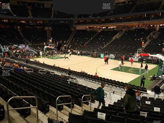 Fiserv Forum - Section 104 Seat View