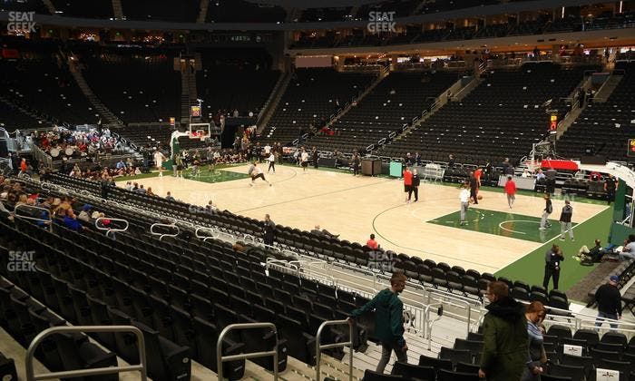 Fiserv Forum - Section 104 Seat View