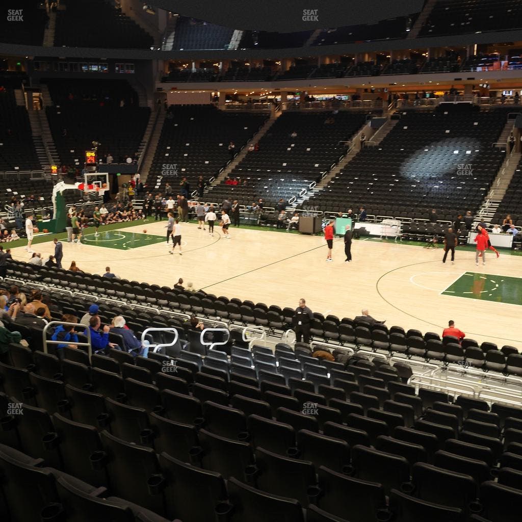 Fiserv Forum - Section 105 Seat View