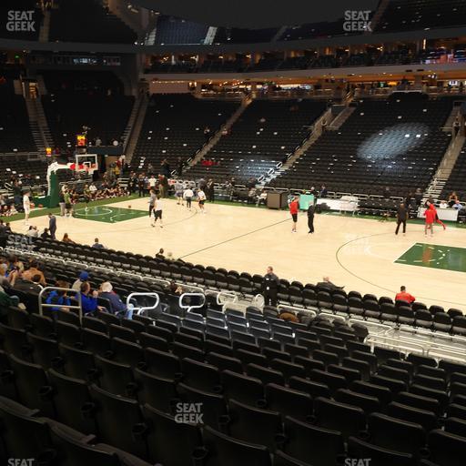 Fiserv Forum - Section 105 Seat View