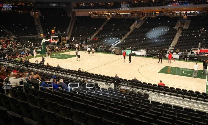 Fiserv Forum - Section 105 Seat View