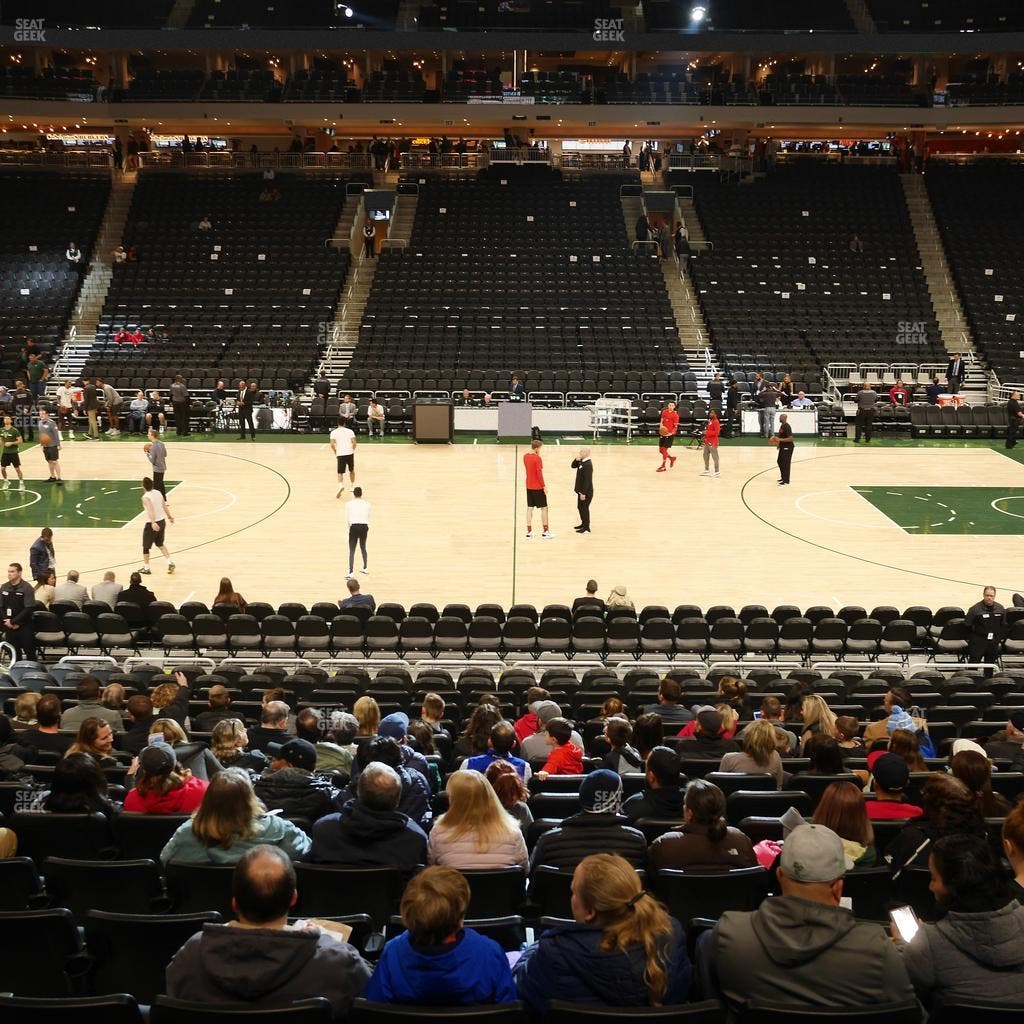 Fiserv Forum - Section 106 Seat View