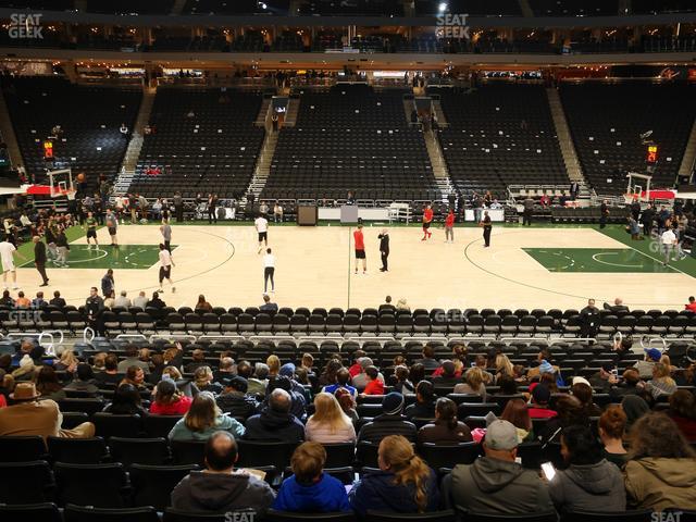 Fiserv Forum - Section 106 Seat View