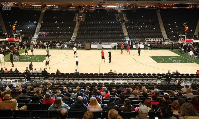 Fiserv Forum - Section 106 Seat View